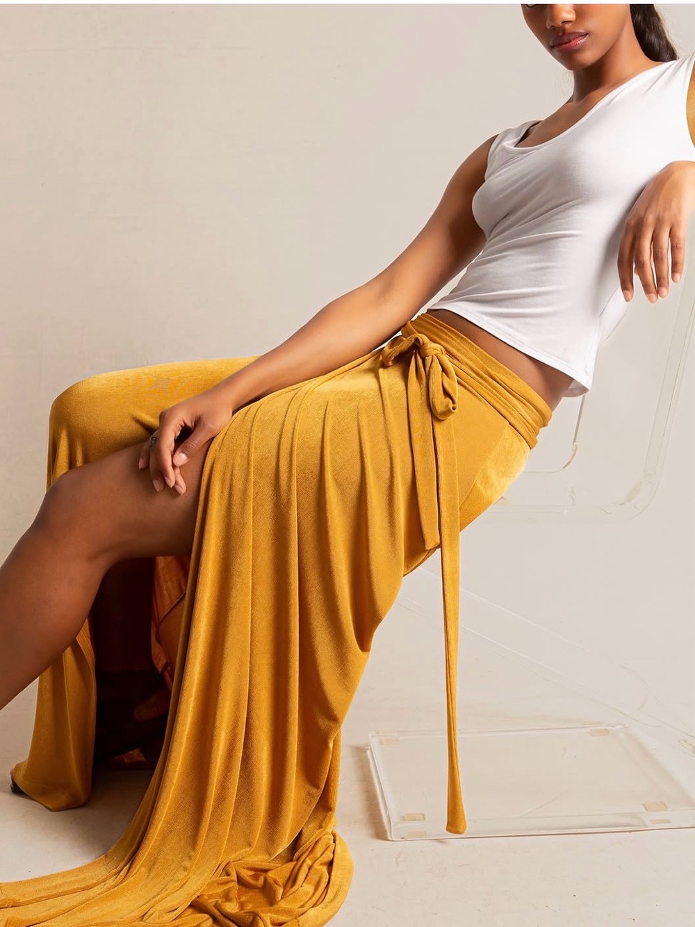 Ripley Rader Scoop Neck Tank Top in White 1 XS